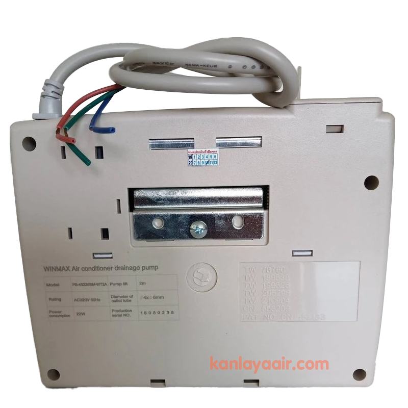 ปั๊มน้ำทิ้งแอร์ WINMAX (กาลักน้ำ) PB-40226BM-WT2A