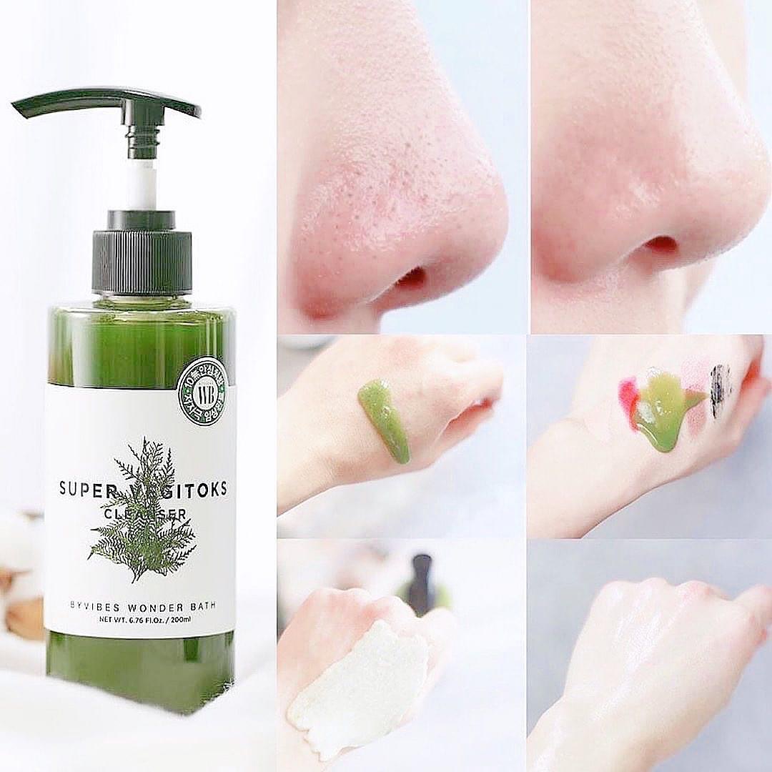 Wonder Bath Super Vegitoks Cleanser 300ml. สูตรสีเขียว