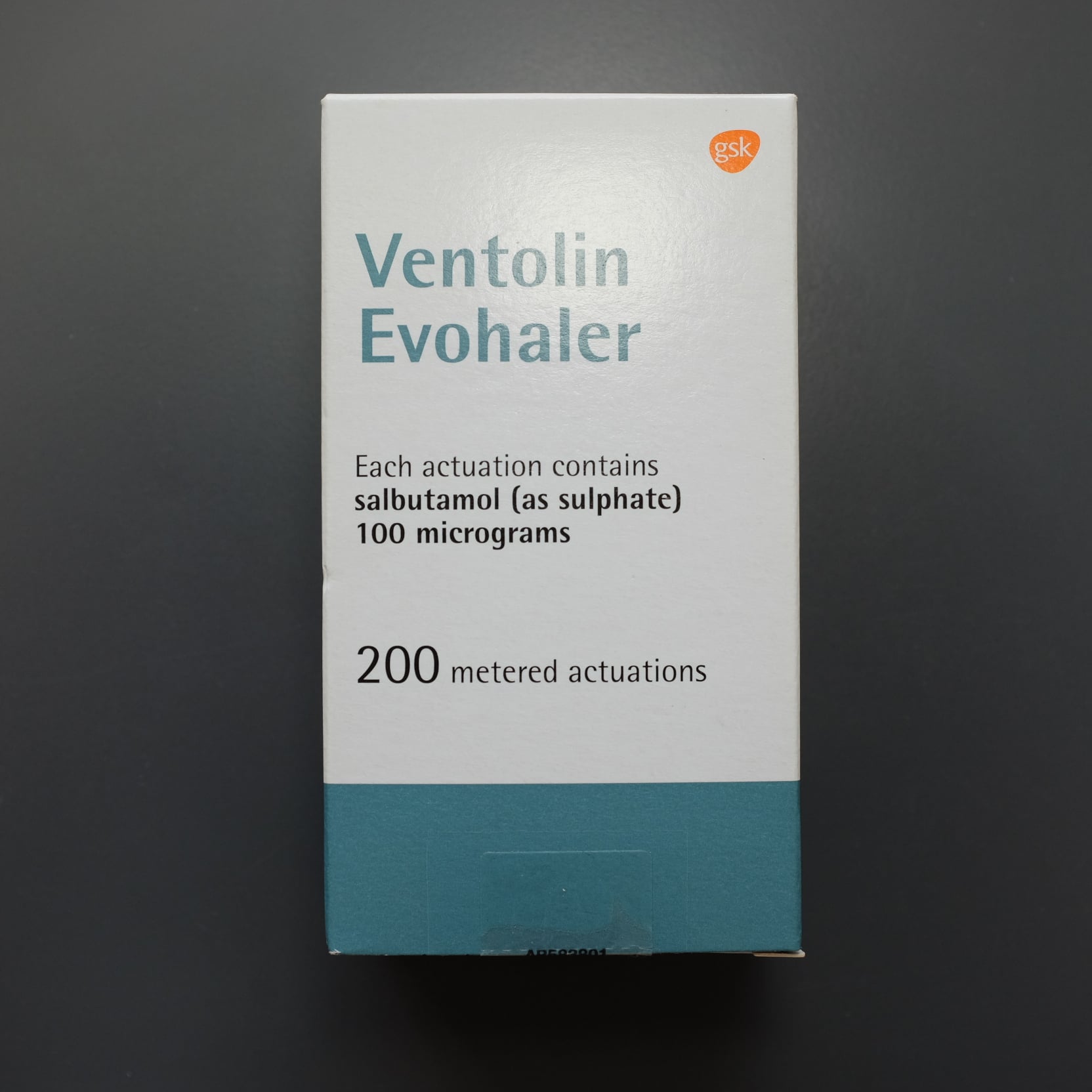 Ventoline (salbutamol) inheler 200 doses