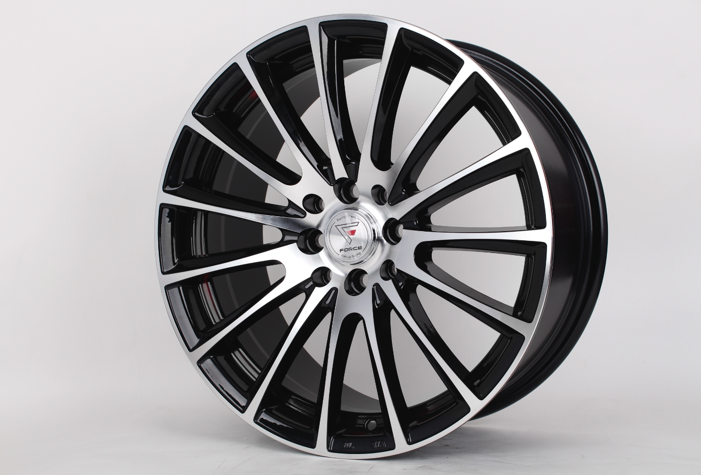 แม็กซ์ CHALLENGER(3136) 17X7.5 8X100/114.3 ET42 CB.73.1 B-P (สีหน้าเงาร่องดำ)