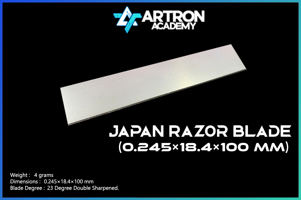 Razor Blade : ใบมีดบางสำหรับหุ่นยนต์ Mini Sumo robot 500g