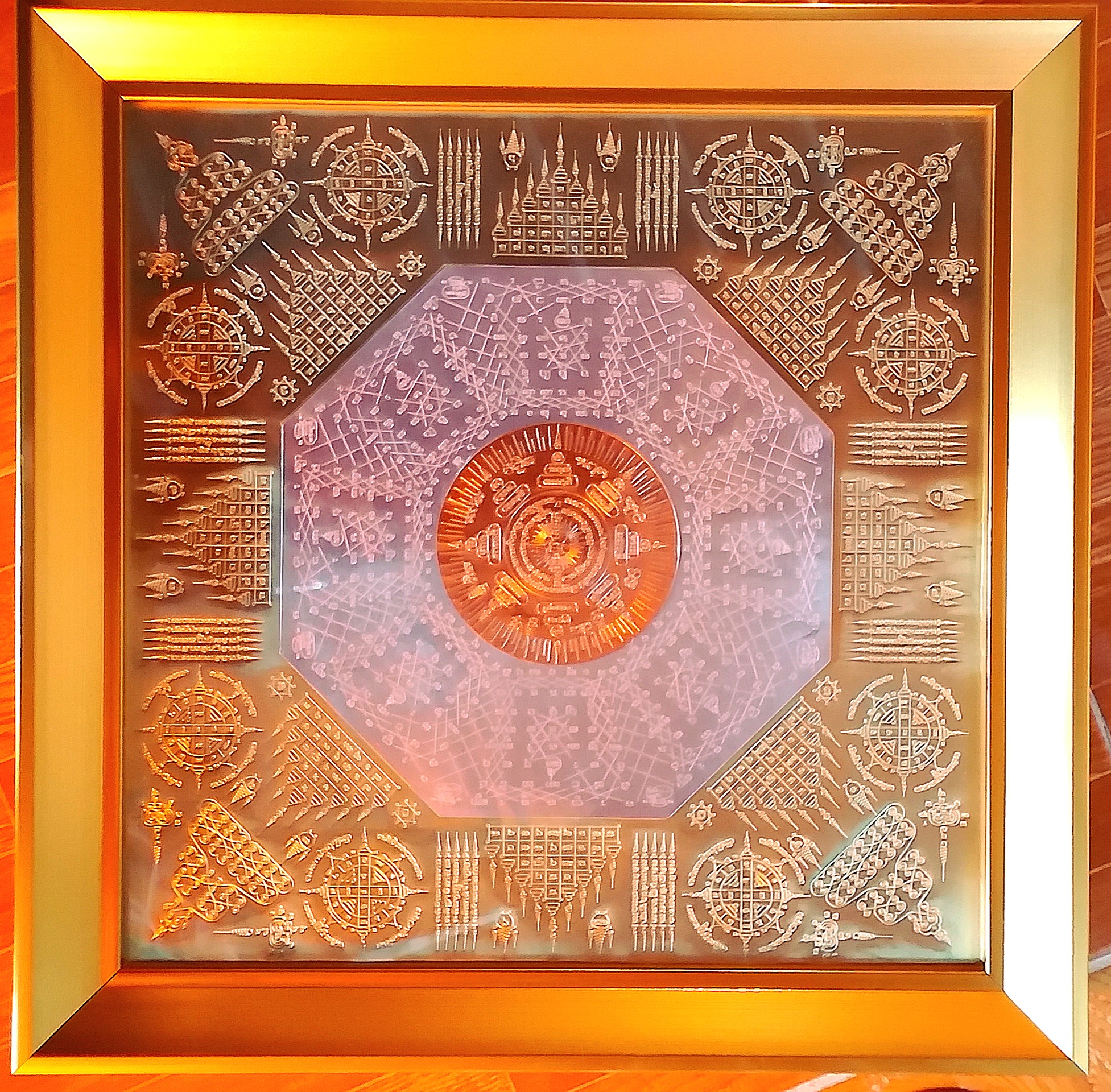 Diamond Magic "The Mystique of Diamonds" ยันต์เกราะเพชร (ไม่มีกรอบ)