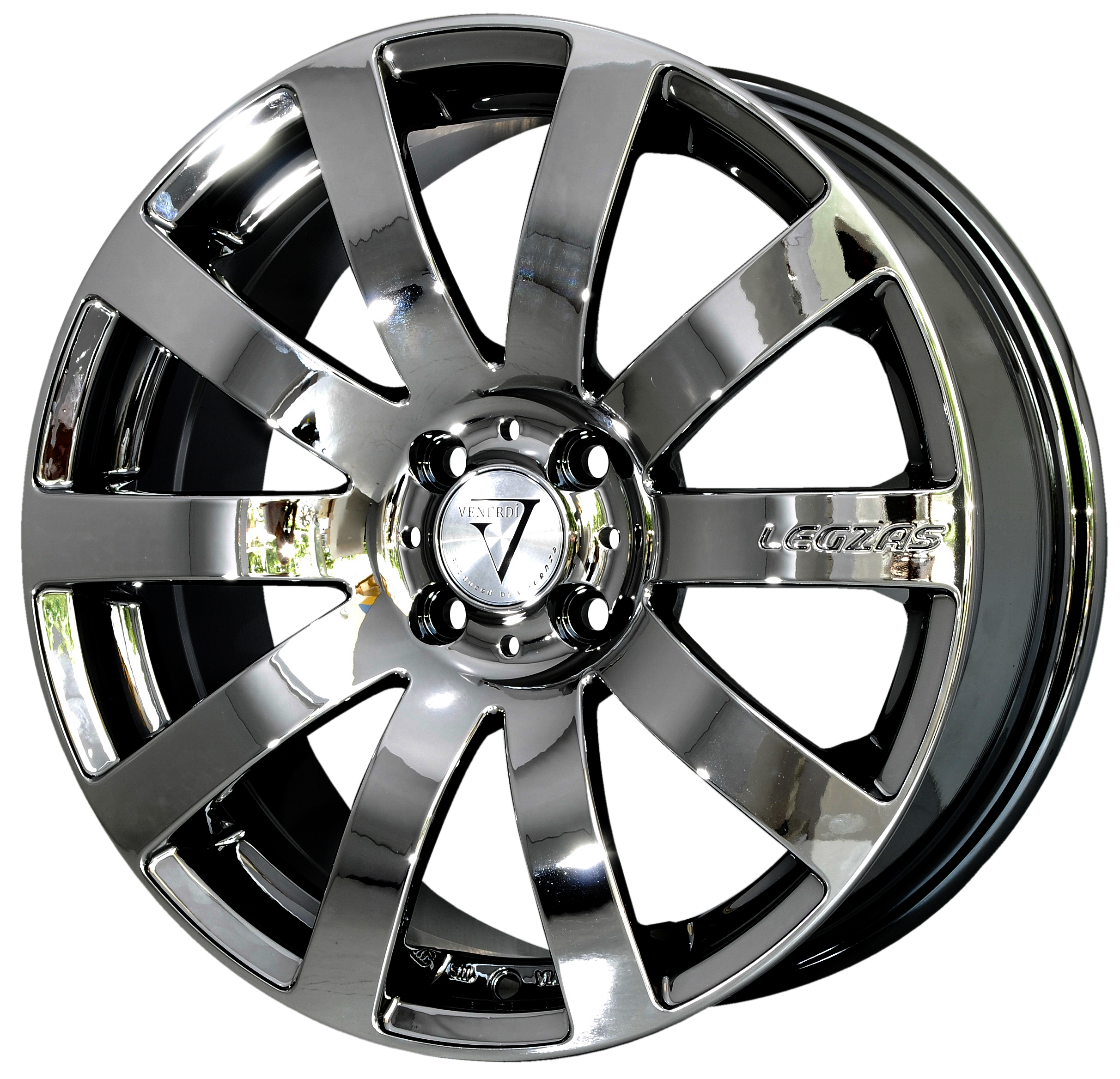 แม็กซ์ LEGZA(823) 17X7.5 4X100 ET38 CH [(H-CH)] (สีโครมเมี่ยม)