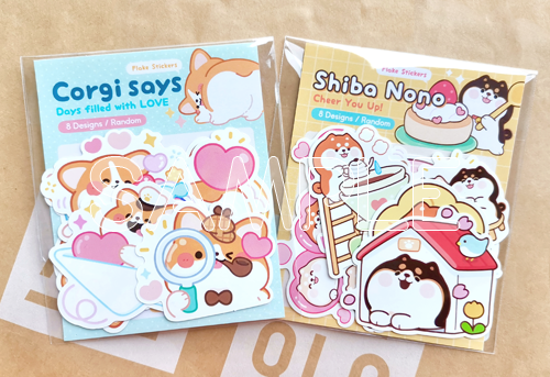 [Corgi & Shiba] Sticker Pack