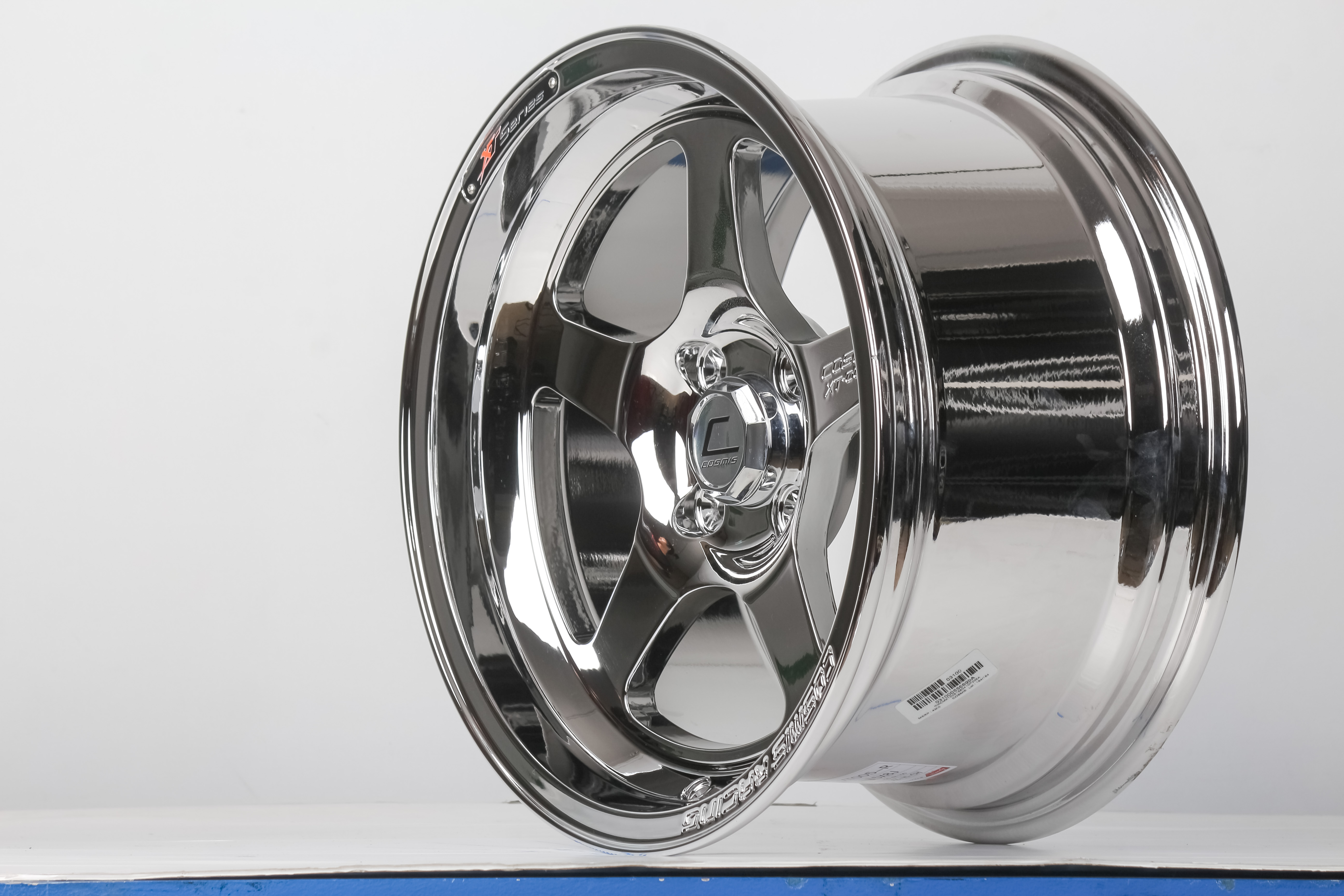 แม็กซ์ XT-005R(9909) 15X8.0 4X100 ET20 CB.67.1 XZ-H-CH (สีโครมเมียม+CNCตัวหนังสือ)