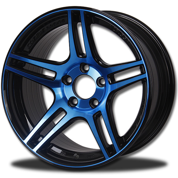 ล้อแม็กซ์ COSMIS VCPS5R (1110) 17X10.0 5X114.3 ET22 M/BEBlue (สีดำหน้าอะโนไดซ์ฟ้า)