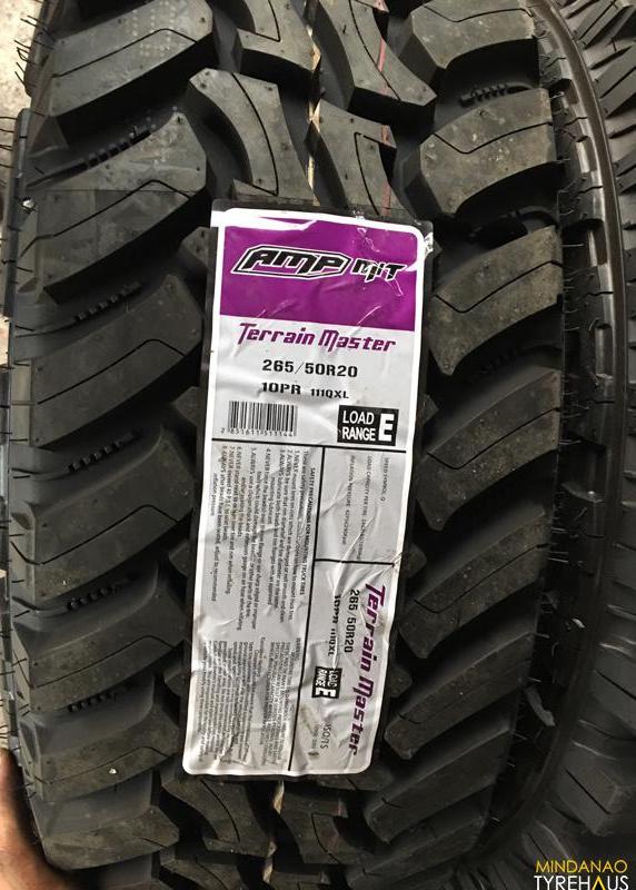 ยาง AMP TIRES 265/50R20 110Q XL 10PR MUD TERRAIN ATTACK M/T