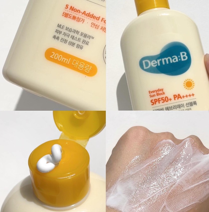 Derma:B Everyday Sun Block SPF50+ PA+++ 200ml