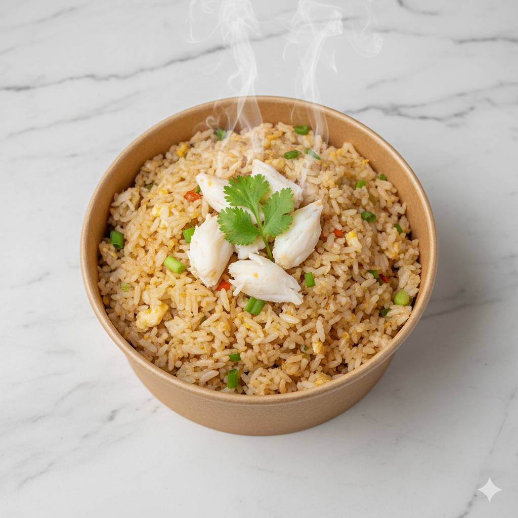 ข้าว+ผัดเนื้อปูก้อน 750 กรัม