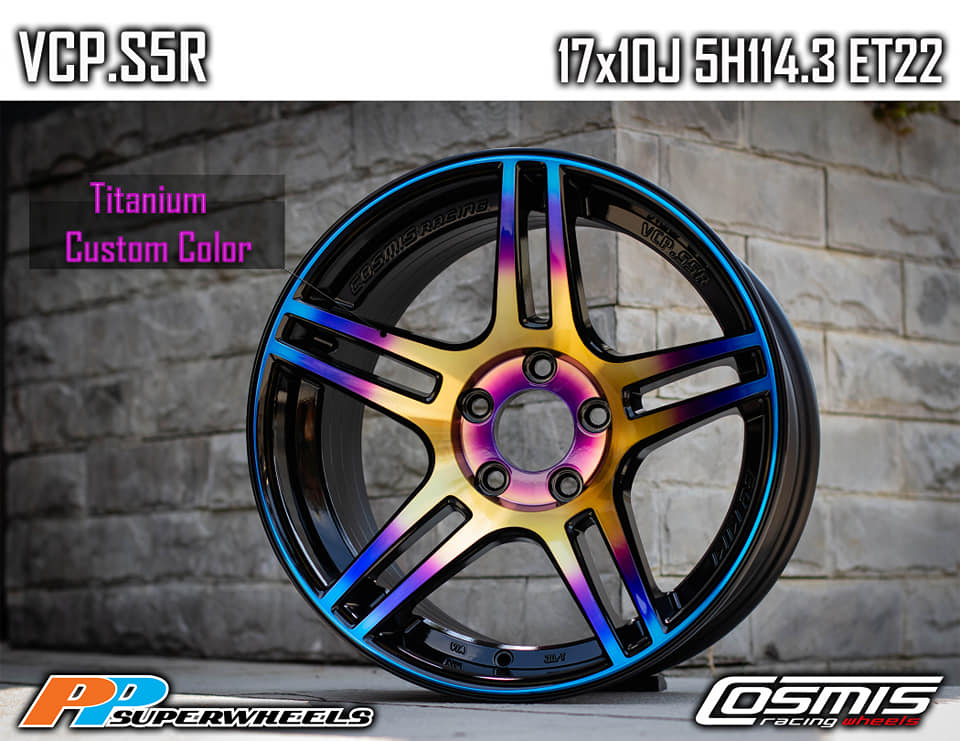 แม็กซ์ VCPS5R(1110) 17X10.0 5X114.3 ET22 CB.73.1 *Titanium-II* (สีไทเทเนียม2)