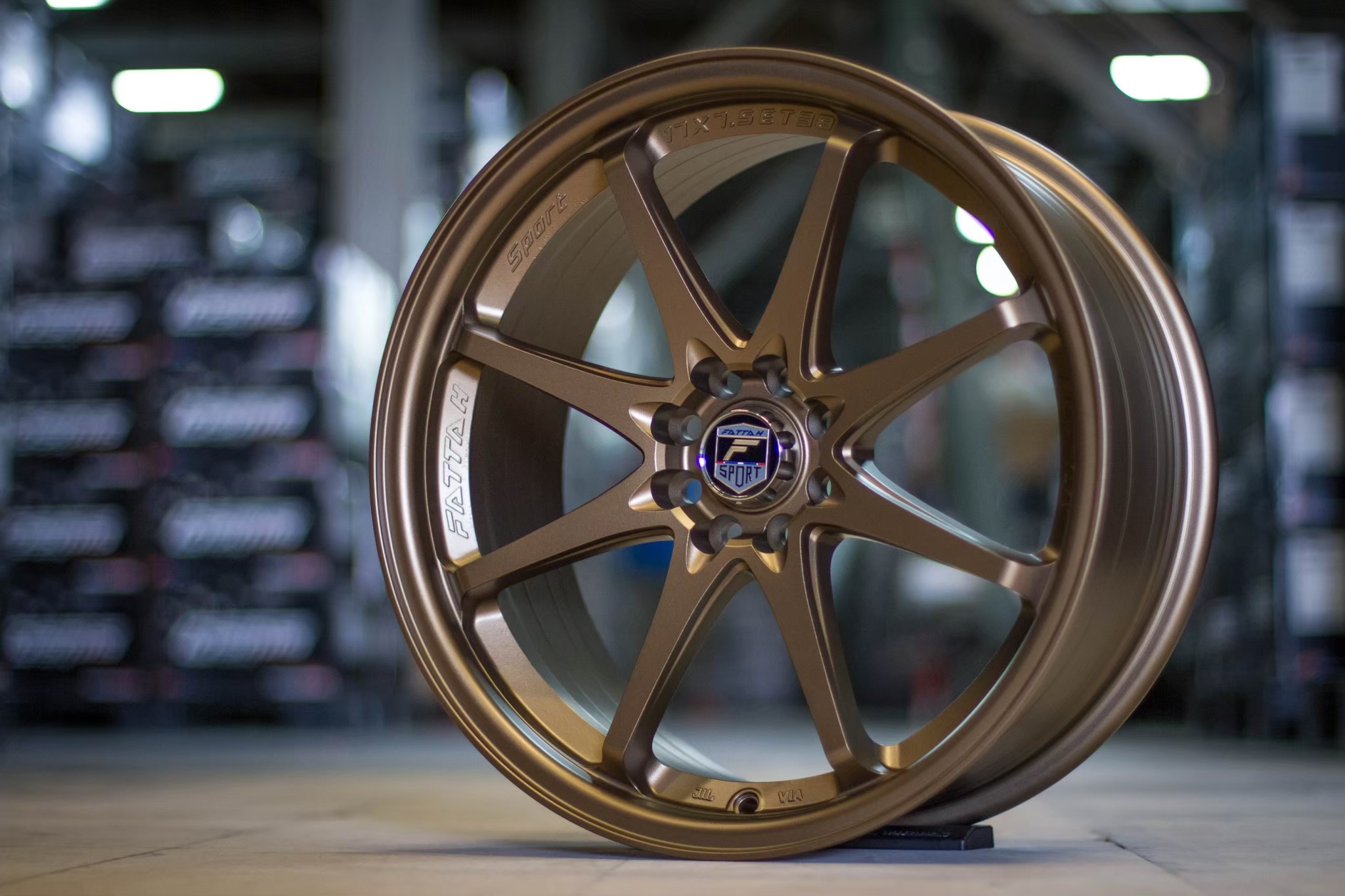แม็กซ์ TUNER SPORT(9945) 17X7.5 8X100 ET38 CB.73.1 O (สีน้ำตาลเงา)อ