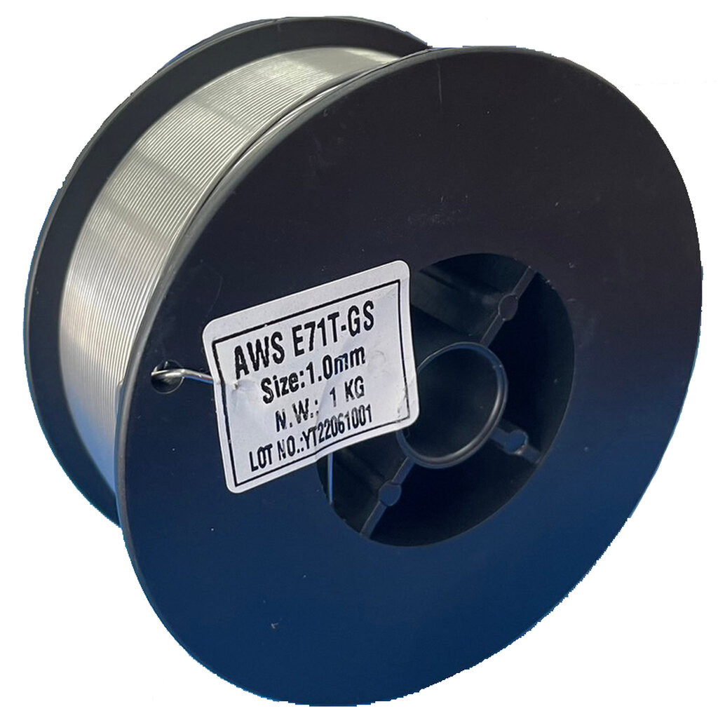 ลวดเชื่อม FLUX CORE 1.0 mm. 1KG ลวดเชื่อมฟลักคอร์คุณภาพสูง เกรดอุตสาหกรรม