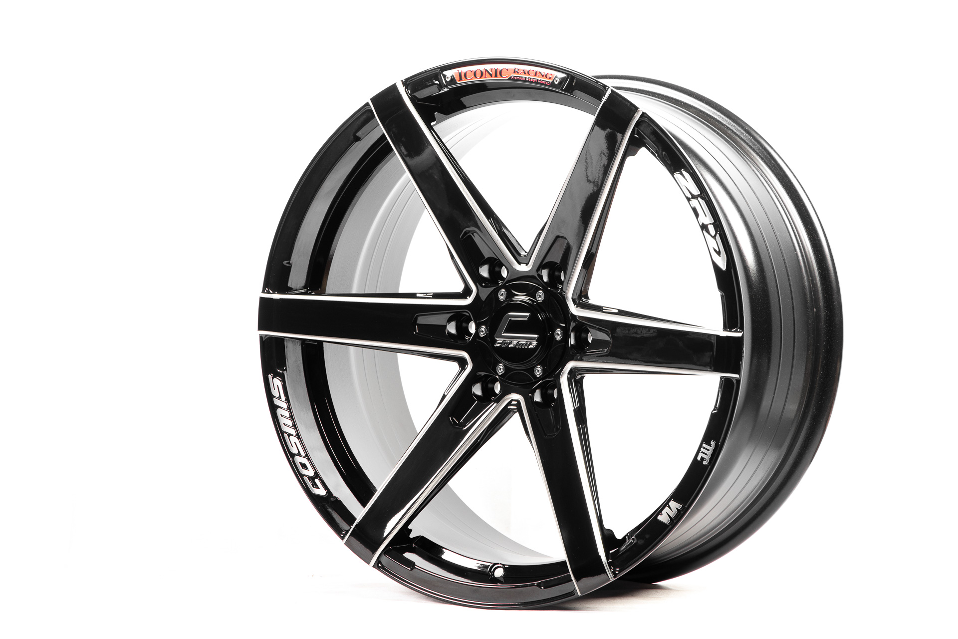 แม็กซ์ M2_ZR-D 20X9.0 6X139.7 ET28 B/C (สีดำกลึงตัวหนังสือ)