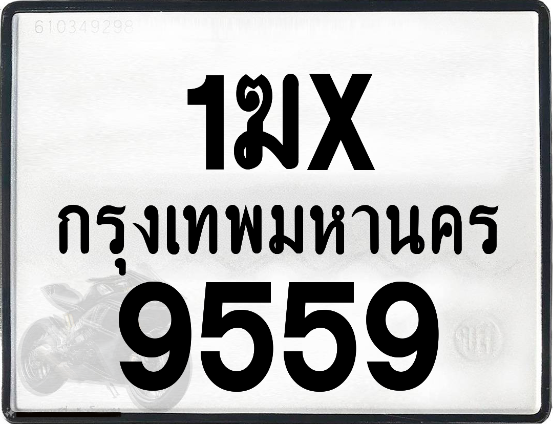 1ฆx 9559 กทม.ทะเบียนรถ ล็อคทะเบียนรถ