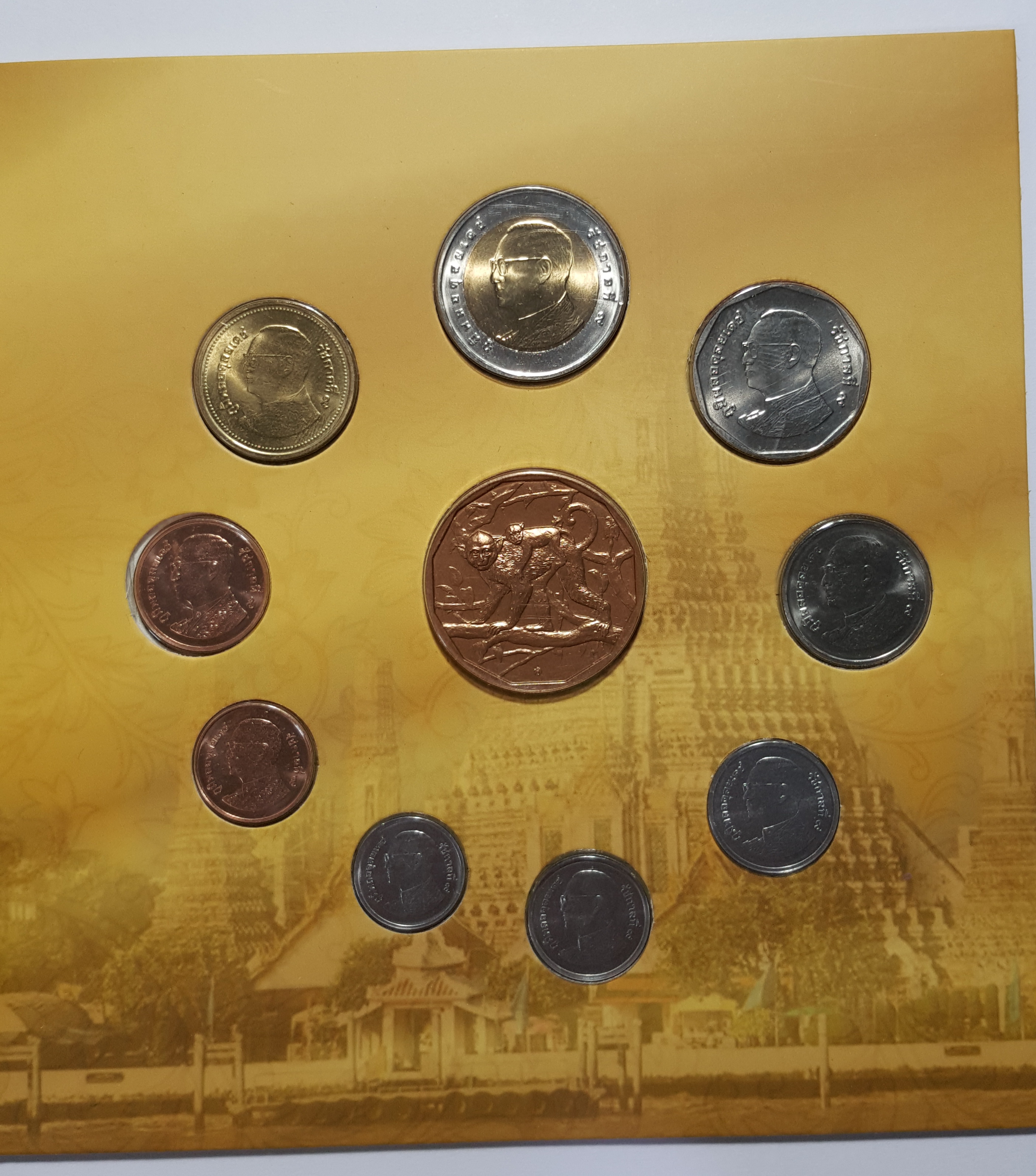 แผงเหรียญกษาปณ์หมุนเวียน ประจำปี ๒๕๕๙