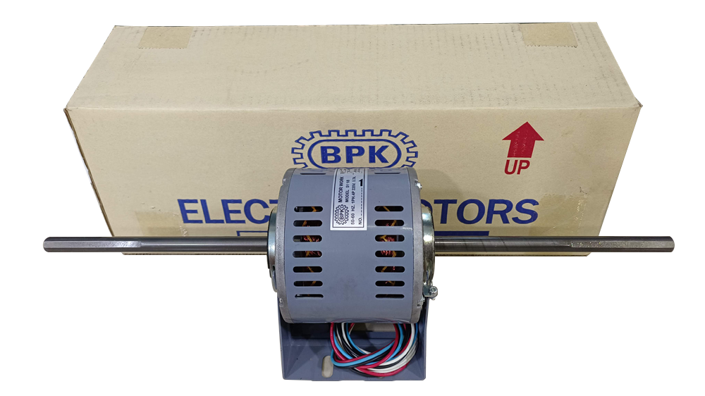 มอเตอร์คอยล์เย็น แอร์แขวน 2 แกน 1/8 HP