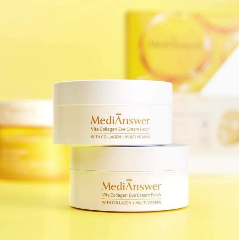 Medianswer Vita Collagen Eye Cream Patch Mask มาร์คบำรุงใต้ตาวิตตามินซี
