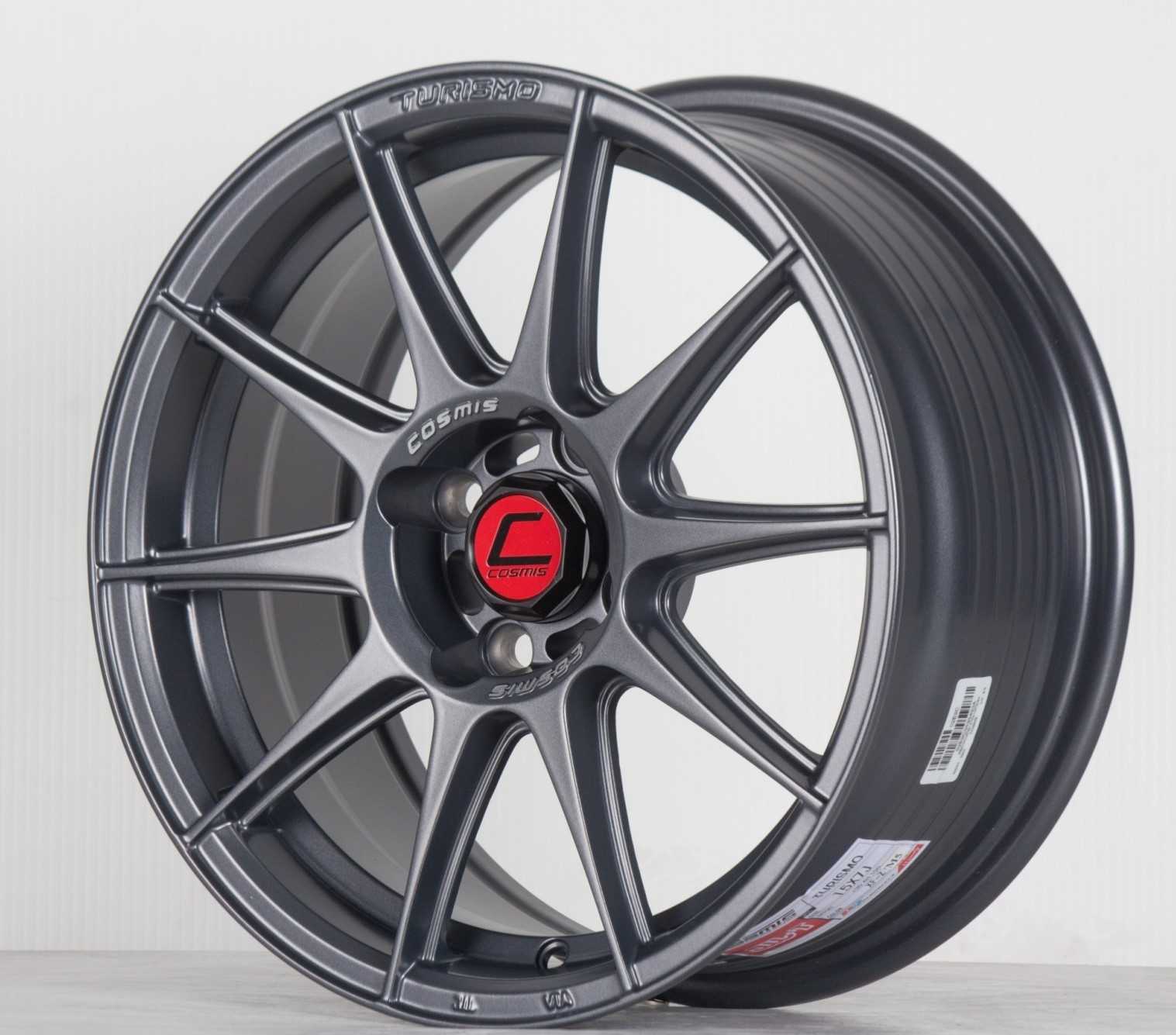 ล้อแม็กซ์ COSMIS TURISMO(YA9982) 15X7.0 4X100 ET30 CB.67.1 DE/M5 (สีกันด้านทั้งวง)