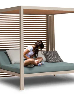 cabana canopy sun lounger daybed
