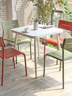 stackable aluminium dining chairs Designer stackable outdoor aluminium restaurant chair