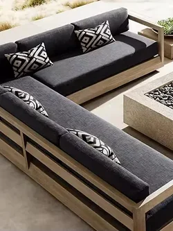 โซฟาไม้สัก Teak sofa สั่งผลิต Customize