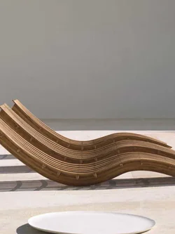 Luxury outdoor furniture poolside wood sunbed all-weather hotel beach patio garden lounge chair teak sun lounger