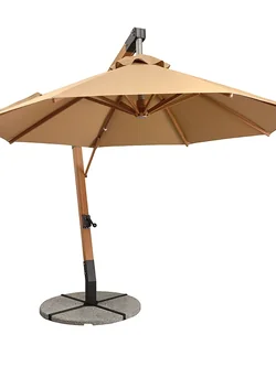 Outdoor 3m parasol umbrellas back yard furnitures lace parasol