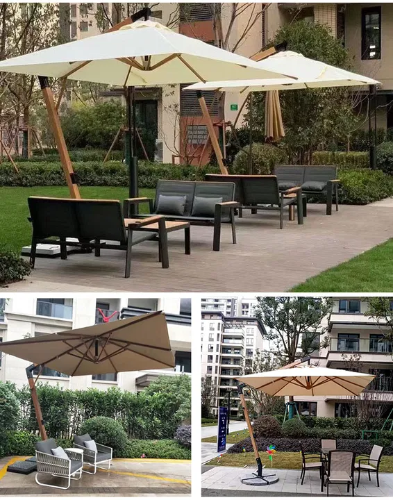 Garden umbrella outdoor beach parasol umbrella square garden umbrella