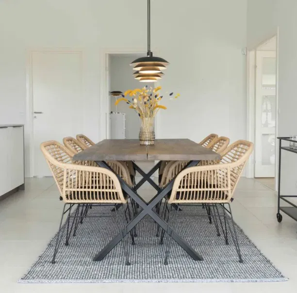 ชุดโต๊ะอาหาร สานหวายเทียม