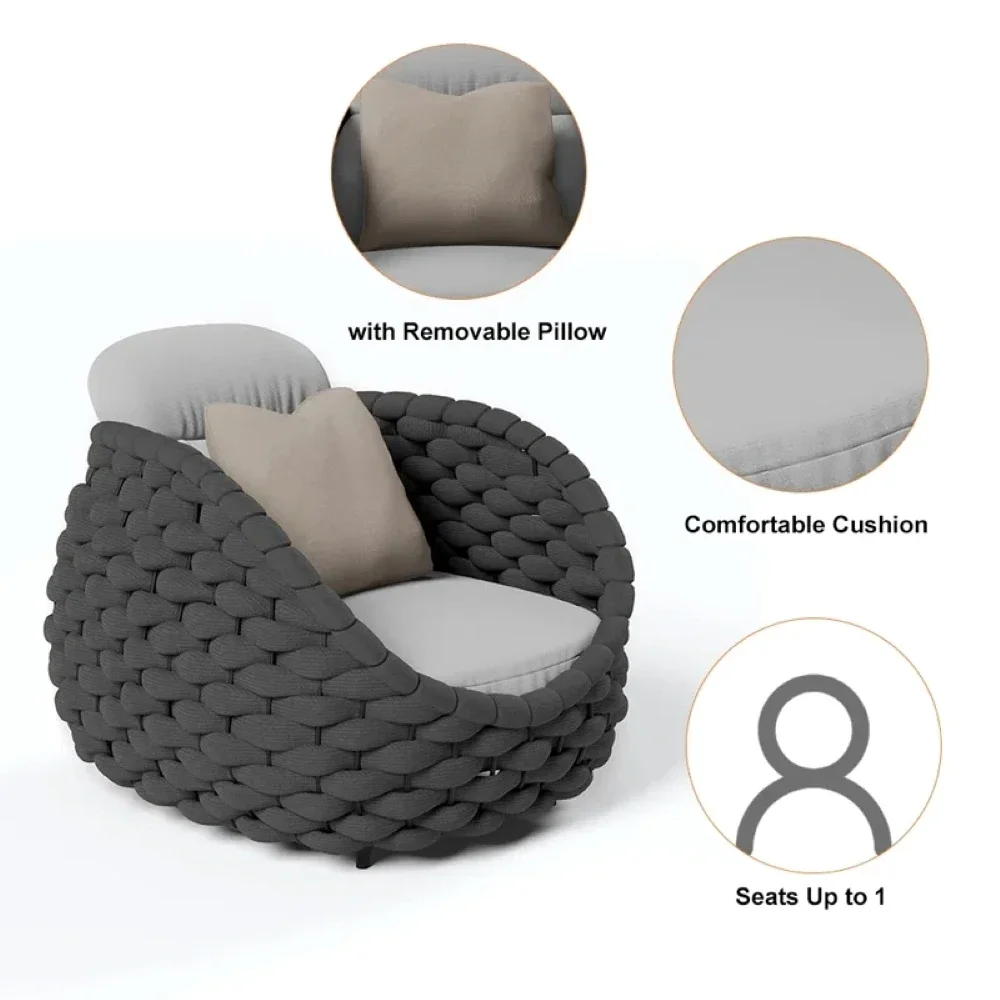 Delight (Dark) - Sofa Set