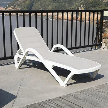 Leisure Outdoor Patio Waterproof Plastic Pool Sun Loungers Chairs