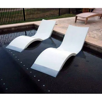 In Water Lounge Chairs Tanning Ledge Pool Chaise Lounger