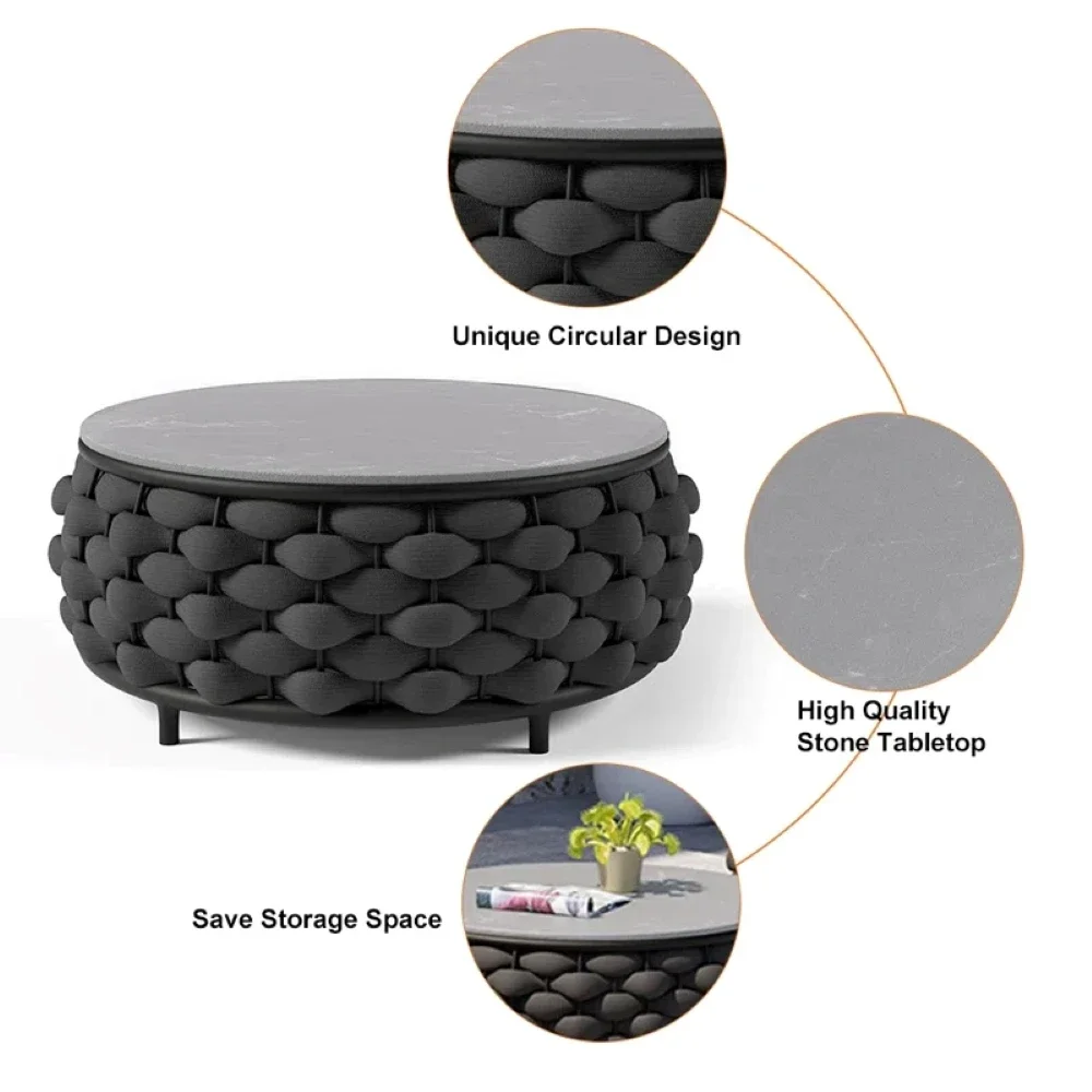 Delight (Dark) - Sofa Set
