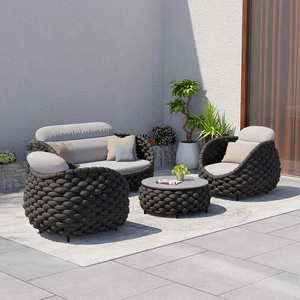 Delight (Dark) - Sofa Set